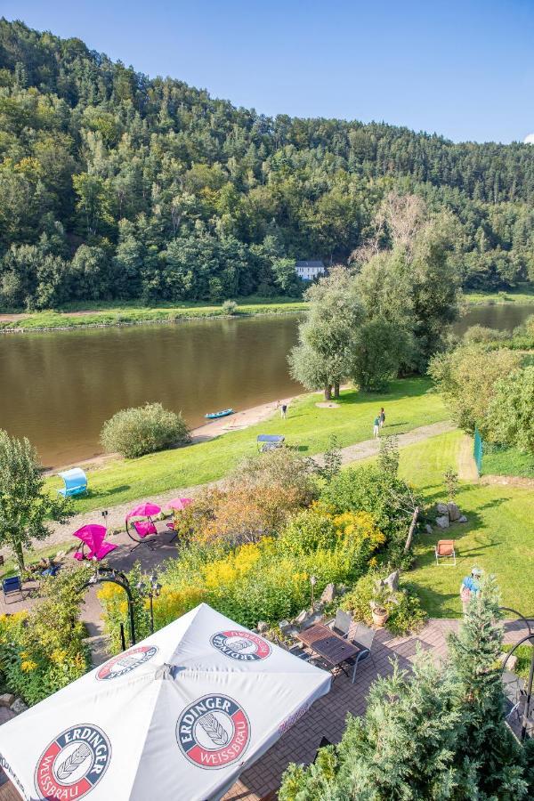 Pension Bomaetscher Prossen Exterior foto